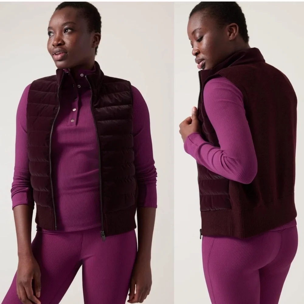 Athleta Hanover Hybrid Vest Sz M - Picture 2 of 8